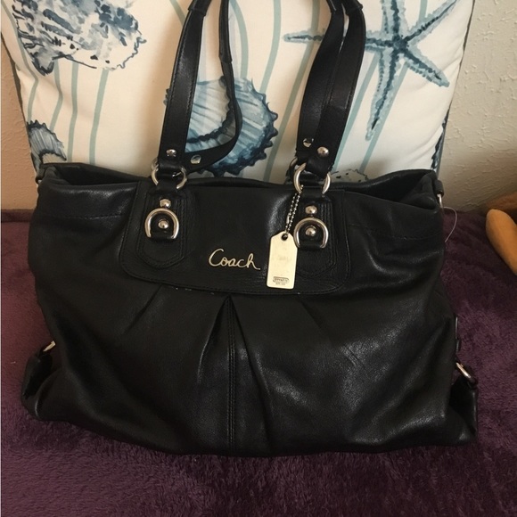 Coach Handbags - NWOT Coach Ashley Leather Satchel